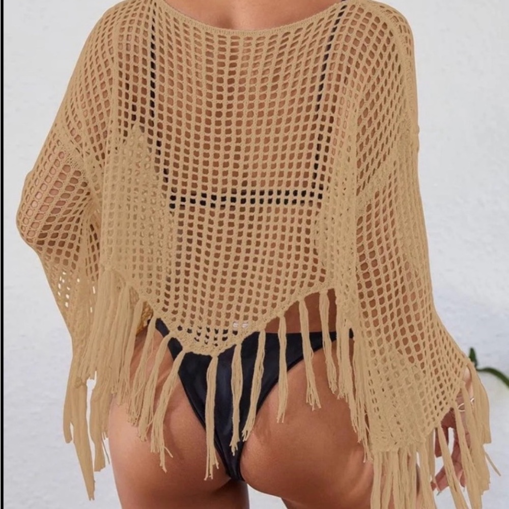 Fringed Knit Sweater